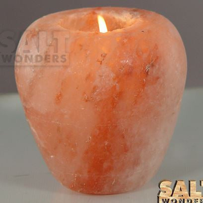 IndusClassic® TLN-19 Himalayan Natural Crystal Salt Vas Tea Light Candle Holder