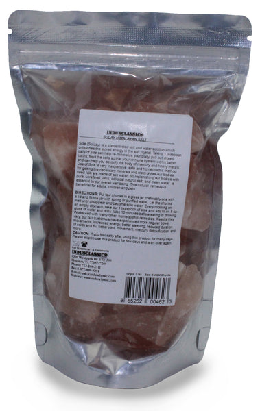 Indusclassic®1 lbs Solay Himalayan Salt Chunks Stone