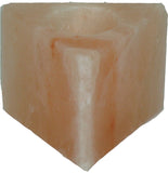 IndusClassic® TLN-15 Himalayan Natural Crystal Salt Triangle Tea Light Candle Holder