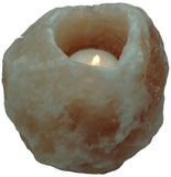 IndusClassic® TLN-01 Himalayan Natural Crystal Salt Tea Light Candle Holder