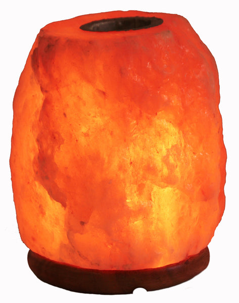 IndusClassic® LA-02 Aroma Therapy Himalayan Crystal Rock Salt Lamp Ionizer Air Purifier 10~13 lbs With Dimmable Control