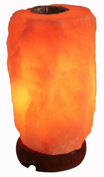IndusClassic® LA-01 Aroma Therapy Himalayan Crystal Rock Salt Lamp Ionizer Air Purifier 6~8 lbs With Dimmable Control