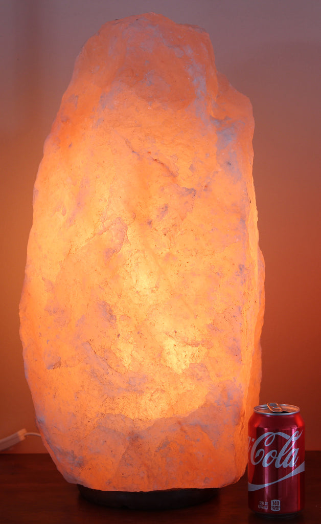 blæse hul Ambient Træde tilbage IndusClassic® IC-Lg-03 Giant Natural Himalayan Crystal Rock Salt Lamp  Ionizer Air Purifier 80