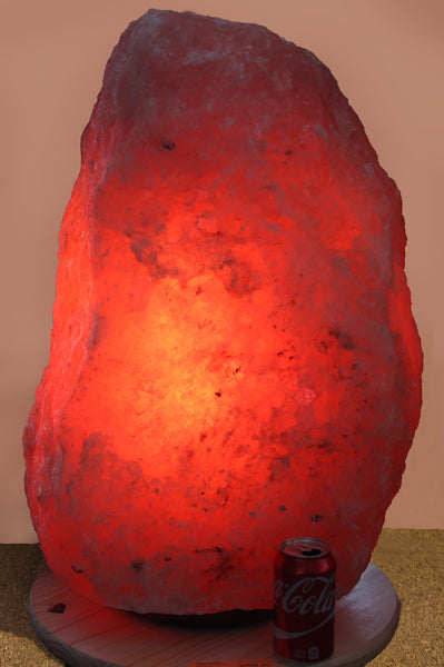 IndusClassic® IC-Lg-10 Giant Natural Himalayan Crystal Rock Salt Lamp Ionizer Air Purifier 235~250 lbs